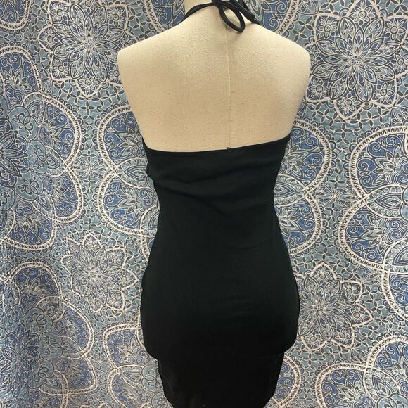 Rib halter top mini dress - Picture 10 of 10